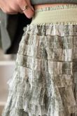 Ramone Marble Mesh Midaxi Skirt Khaki